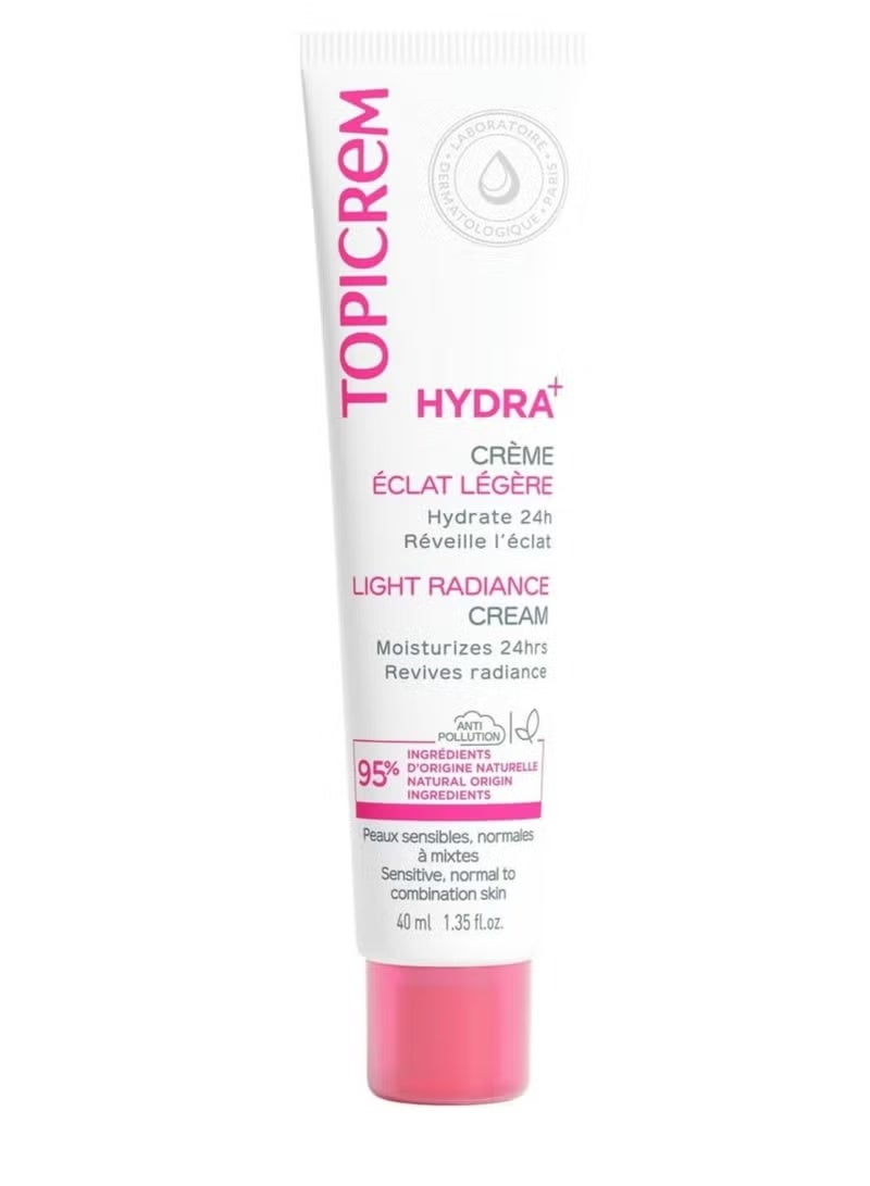 Topicrem Topi Cream Hydra+ Light Moisturizing and Brightening Cream 40ml - Image 1
